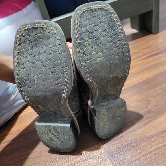 Smokey Mountain girls cowboy boots size 11.5 black - Picture 5 of 6